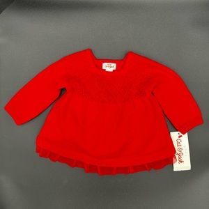 Red Newborn Cat & Jack 2pc Dress